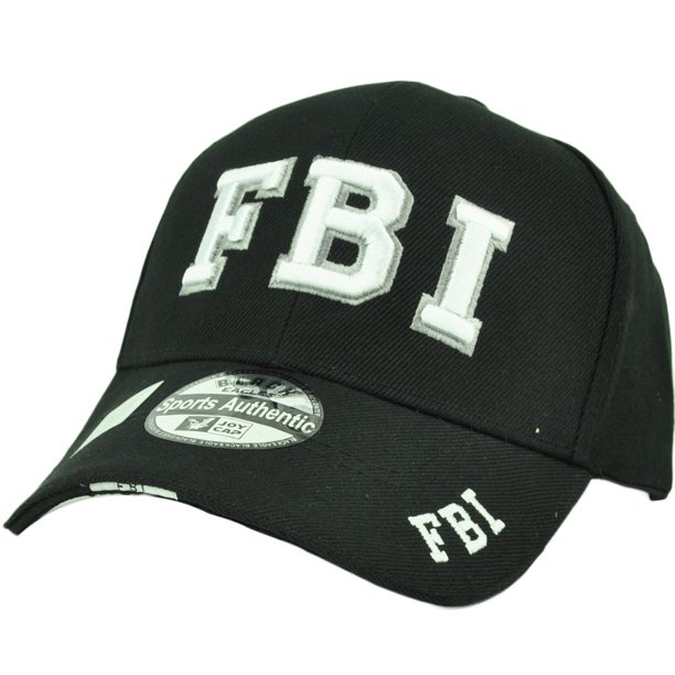 FBI Law Enforcement Federal Bureau Investigation Hat Cap Black ...
