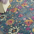 thumbnail image 6 of Nourison Passion Denim 4' x Round Area Rug, Boho, Moroccan, Bed Room, Living Room, Dining Room, Kitchen, , Easy Cleaning, Non Shedding (4' Round), 6 of 8