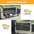 thumbnail image 6 of Tailgate Table Rear Foldable Cargo Shelf Aluminum Alloy Storage Shelf Molle Panel Compatible for Ford Bronco 2021-2024, 6 of 16