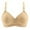 Beige, variant on Darzheoy Wire-Free Bra for Women Bras Double Breasted Comfortable Breathable Anti-exhaust Base Solid Non-Steel Ring Non-Magnetic Buckle Underwear High Impact Bras for Women 36/80AB