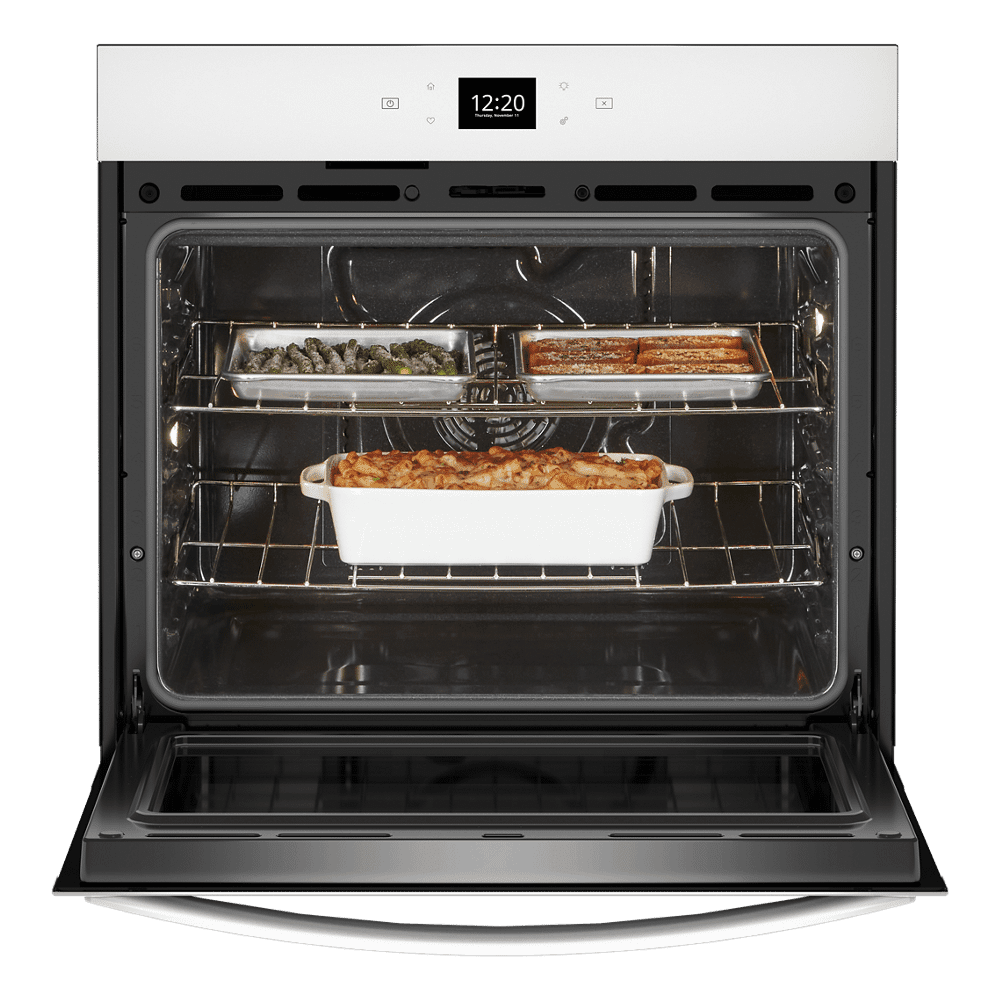 Whirlpool 27 Inch Single Thermal Self Clean Oven WOES5027LW