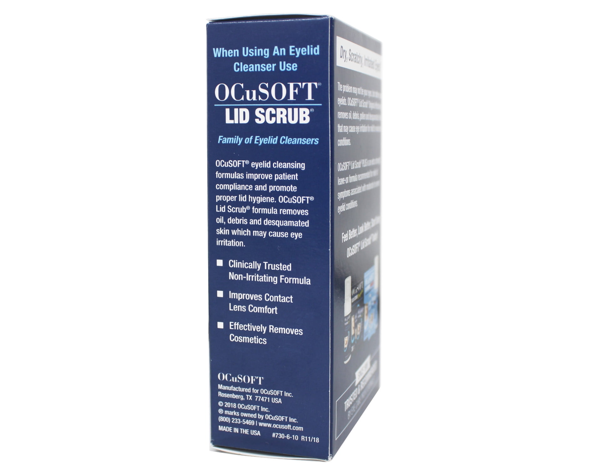 Ocusoft Eye Lid Virtually Line Free Cleansing Pads, 100 Ea, 5 Pack