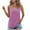 Purple, variant on BLVB Womens Tank Tops Scoop Neck Loose Fitting Sleeveless Striped Tshirts Summer Flowy Curved Hem Tunic Tops