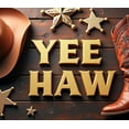 thumbnail image 2 of LUUFILx Cowboy Theme Party Western Backdrop Banner Photography Props Yee Haw Birthday Decoration Party Supplies Western Event Decorations, 2 of 8