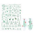 thumbnail image 1 of Christmas Nail Sticker DIY Fashion Snowflake Nail Decal Adhesive Nail Decal, 1 of 6