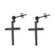 thumbnail image 1 of Pendientes colgantes Sunnimix Hip Hop Punk 316L Acero inoxidable Negro Aretes de crucifijo, 1 of 7