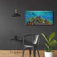 thumbnail image 6 of Epic Art 'Deep Blue Sea 1 Dolphin' by Enright, Acrylic Glass Wall Art, 48"x24", 6 of 8