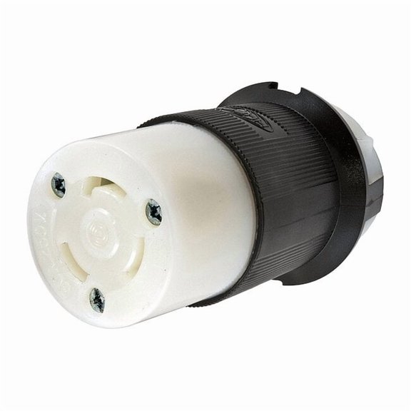 Hubbell Wiring Device-Kellems Connector,250VAC,30A,2P,3W HBL3333GC