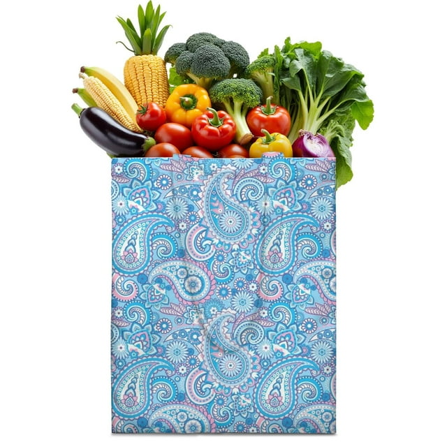 Bohemian Rustic Folk Style Canvas Bag – Minimalist Reusable Tote