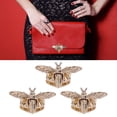 thumbnail image 4 of Cerradura para monedero material de aleación 3 piezas cierre dorado claro cierre giratorio forma de abeja para maletas ANGGREK Otros, 4 of 8