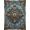 Blue, Pattern 12, variant on ODIKA 4'x6' Machine Washable Non-Slip Area Rug, Oriental Gold High Traffic Rug, Blue, 1234668