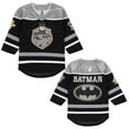 thumbnail image 2 of DC Comics Batman Boys 4-20 Long Sleeve Hockey Jersey Black/Grey, 2 of 3