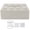 White, variant on Riousery Decorative Tissue Box Cover Spring Loaded Ample Capacity Stylish Holder for Napkin Facial Tissue Building Block Desktop Organizer Blue 7.87 inches / 20 cm