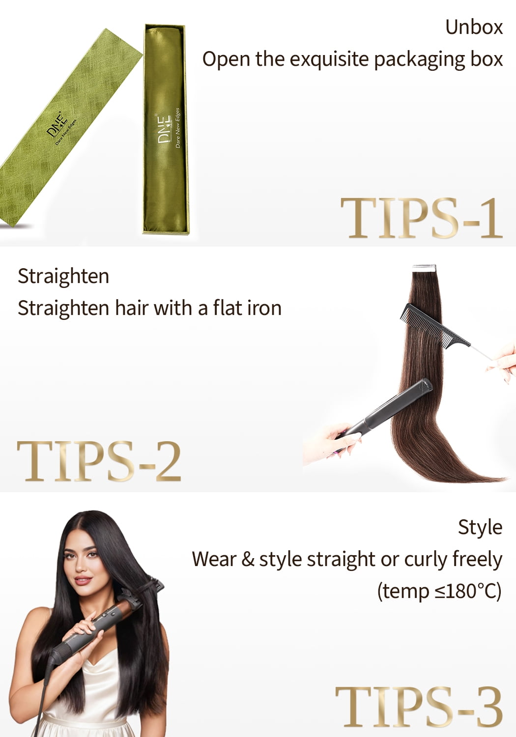 DNE Tape in Hair Extensions Real Human Hair 14 inches 20Pcs/40g/Pack Seamless #2 Dark Brown Dark Color Straight Invisible Double Sided Tape in Hair Extensions for Women/Girls