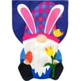 thumbnail image 3 of Briarwood Lane Easter Gnome Burlap House Flag, 3 of 4