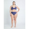 thumbnail image 2 of Reebok Women's High Waist High Cut Swim Bottoms with UPF 50+, Sizes XS-XXL, 2 of 4