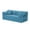 Azure, variant on Hommoo Modern Convertible Sleeper Sofa Couch Bed, Compressed Corduroy Fabric Floor Sofa Couch with Fixed-Shape Frame, Beige
