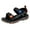 Black, variant on TOWED22 Boys Sandals Kids Fashion Sport Sandals Outdoor Sandal Athletic Casual Sandals Beach Shoes(Black,12)