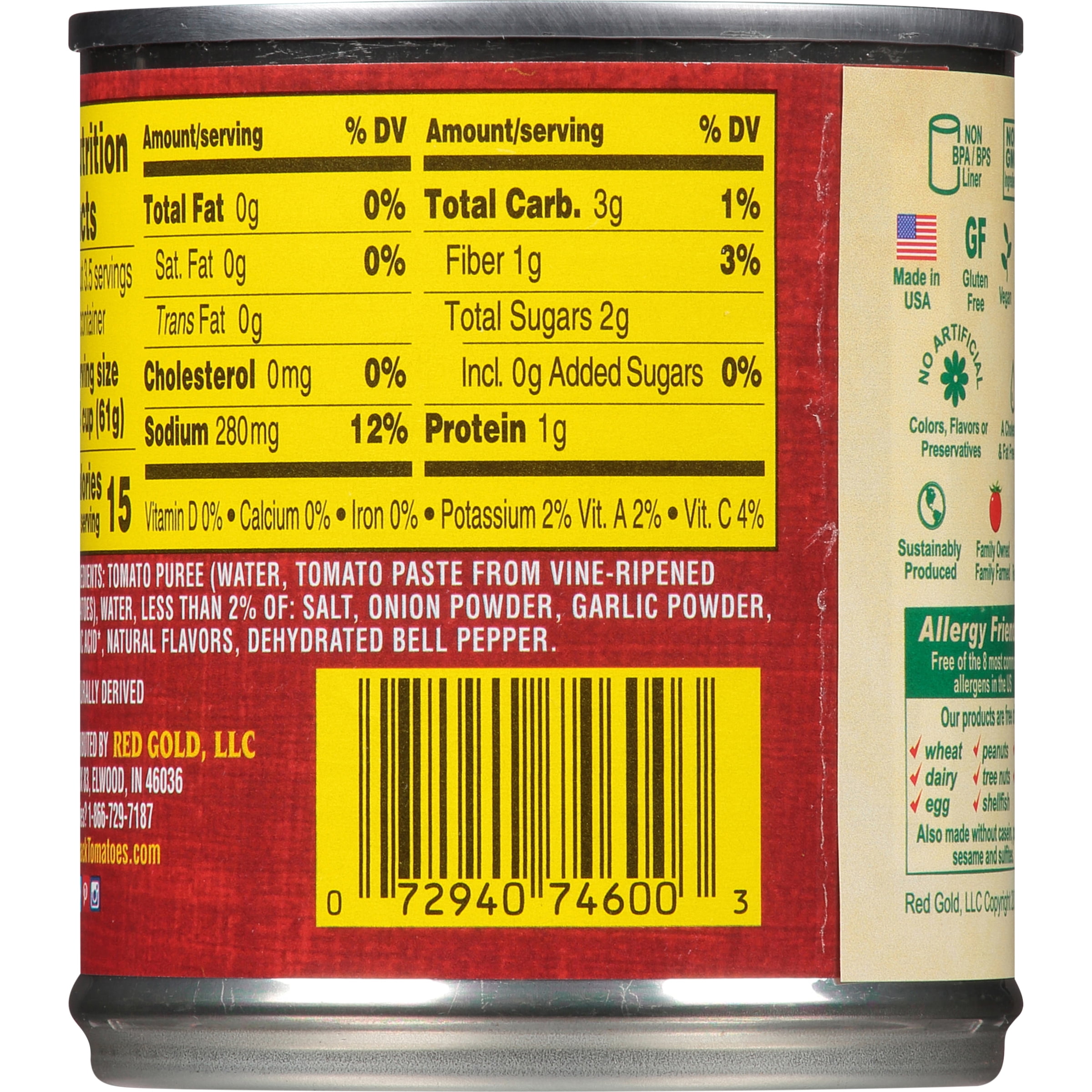 Redpack Tomato Sauce, 8 oz Can