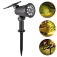 thumbnail image 3 of Solar Powered Garden Spotlight 1PC- 3 Light Modes Warm White & Cool White, 55 LED Waterproof Outdoor Spotlight for Yard, Patio, Trees, Pathway, Wall Mount, Floor Mount Landscape Lighting, 3 of 6