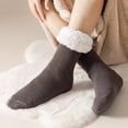 thumbnail image 2 of Slipper Socks with Grips Non Slip Soft Cozy Fuzzy Fleece Lined Socks for Cold Winter, 2 of 6