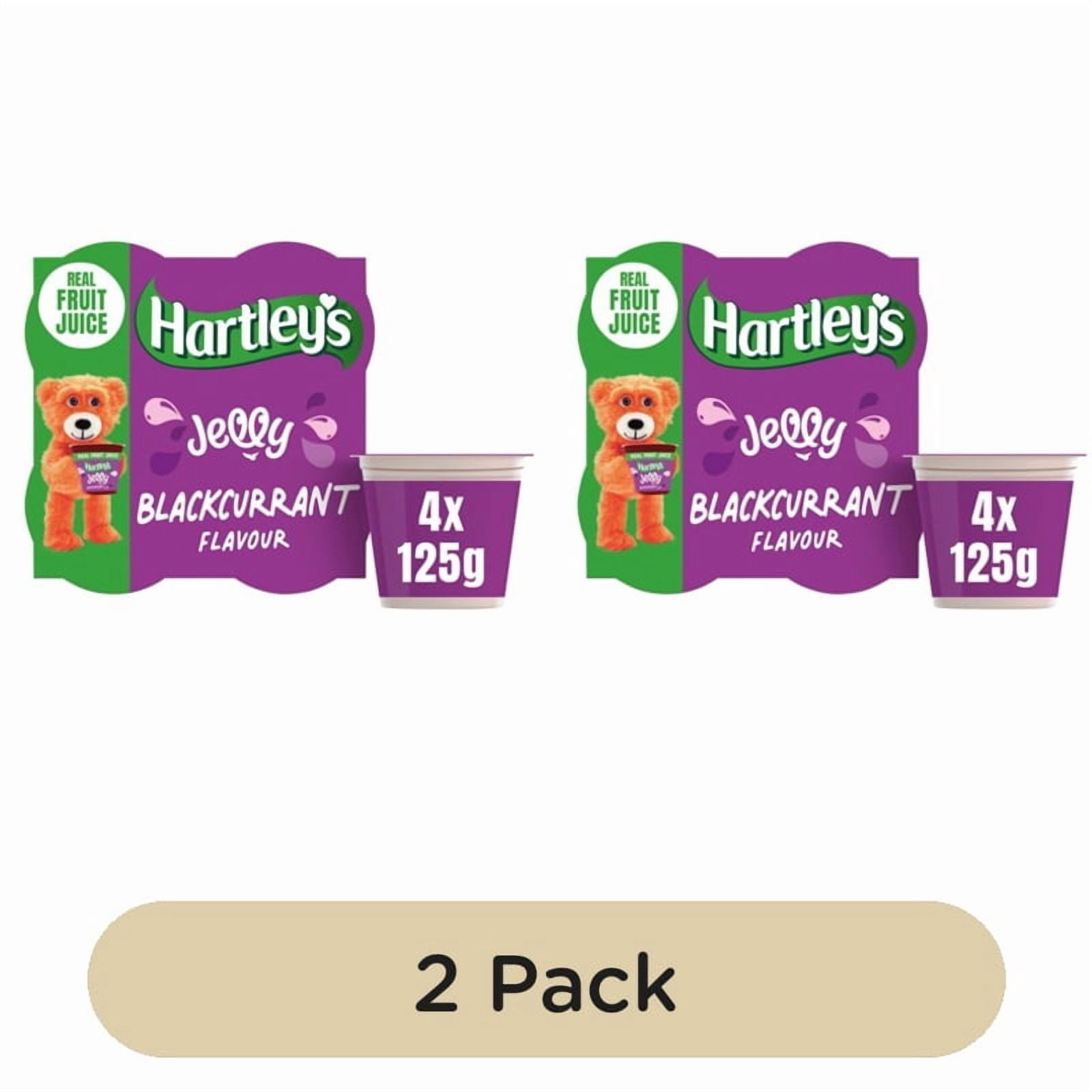 Hartley's Blackcurrant Jelly 4 x 125g, British Import (Pack of 2)