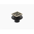 thumbnail image 1 of Kohler K-9136-AF Clearflo Square Design Tile-In Shower Drain, Vibrant French Gold, 1 of 1