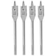 thumbnail image 3 of Brocas planas para madera, 4 piezas, broca plana para madera, broca perforadora, brocas planas para madera para bricolaje, muy recomendadas NikouMX herramienta, 3 of 8