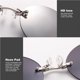 thumbnail image 2 of Sidaley Gafas de sol sin montura, pinzas para la nariz profesionales, gafas para adultos, gafas transparentes con Clip, accesorio de moda, Gafas de moto Negro, 2 of 6