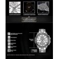 thumbnail image 3 of Longbo 8833 Men Watch Luminous Stainless Steel Fashion Casual Quartz Wrist Watch, 3 of 5