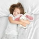 thumbnail image 3 of Peluche YOUBLEK con forma de conejo, fresa, reversible, 18 cm, 3 of 6