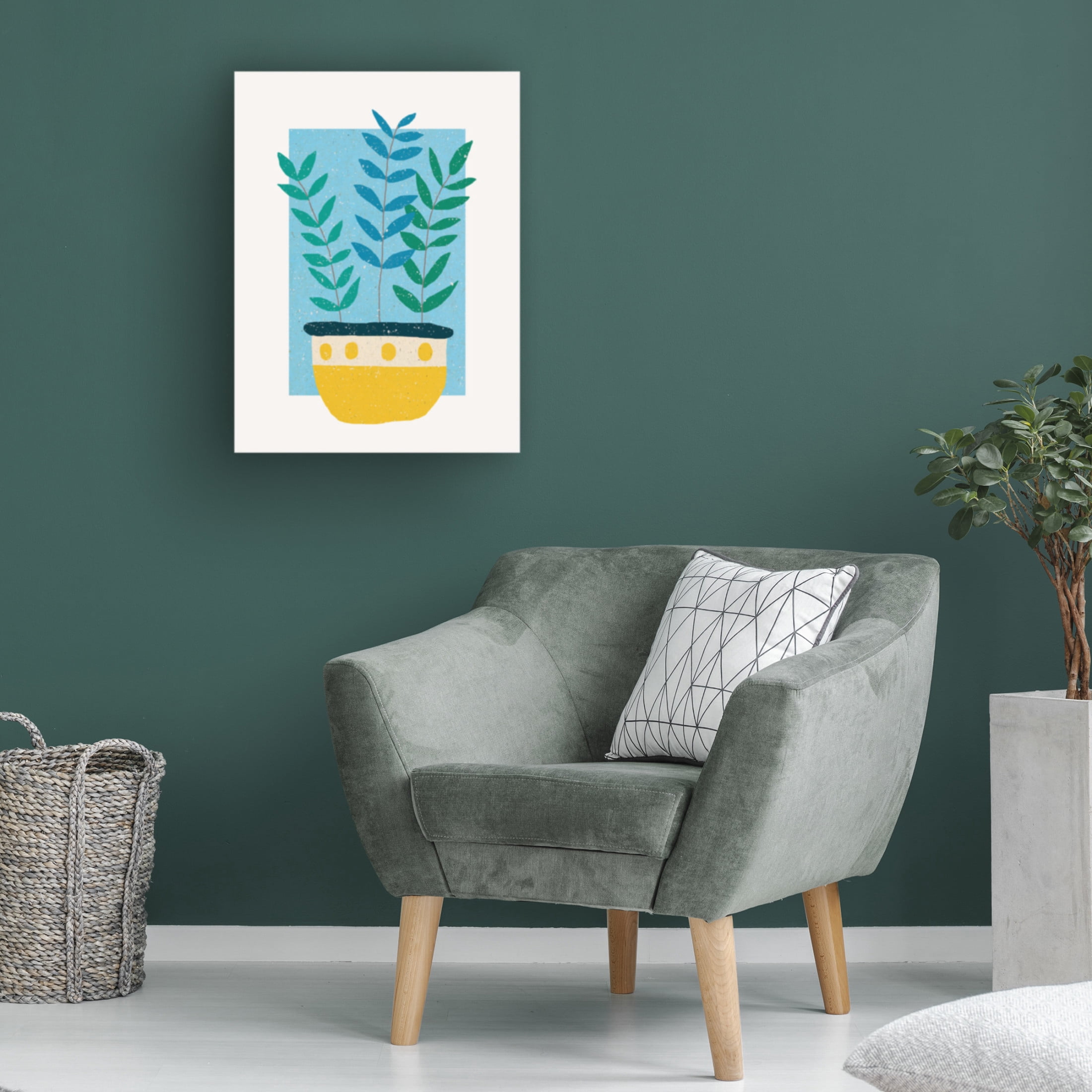 Trademark Fine Art Aylin Demir Plant a Blue Sky Canvas Wall Art