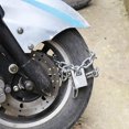 thumbnail image 2 of OULII 1 Set Front Door Chain White Lock Silver for Security Use, 2 of 5