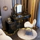 thumbnail image 2 of Drawer Mirrors Dressing Table Box Chair Organizer Makeup Dressing Table Luxury Makeup Living Room Coiffeuse Bedroom Furniture My Lux Decor Round, 2 of 31