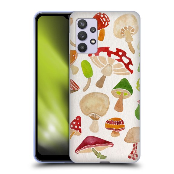 Head Case Designs Officially Licensed Cat Coquillette Nature Mushrooms Soft Gel Case Compatible with Samsung Galaxy A32 5G / M32 5G (2021)