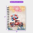 thumbnail image 5 of Vintage Patriotic Bulldog 4th of July Independence Memorial Day Spiral Bound Journal Dog Lover Gifts Idea 5x7in Spiral Notebook - 01006, 5 of 5