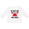 thumbnail image 3 of Inktastic My Great Aunt Loves Me Boys or Girls Long Sleeve Toddler T-Shirt, 3 of 5
