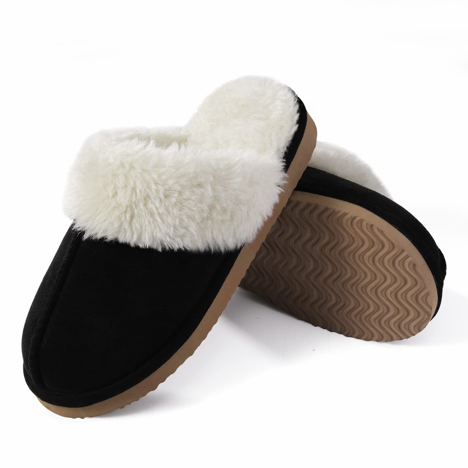 Apolter Women's Comfort Memory Foam Slippers Plush Fleece Lined House  Slippers for Indoor Outdoor : : Clothing, Shoes & Accessories