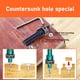thumbnail image 3 of Broca Para Avellanador De Madera, Juego De Brocas Para Avellanador De Madera De Alta Eficiencia, 5 Piezas, Fuerte Resistencia A La Flexión Para Carpintería, 3 of 7