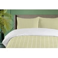 thumbnail image 4 of Ambesonne Geometric Duvet Cover Sets, Abstract Chevron Patterns, 2-King, Khaki and White, 4 of 7
