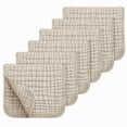 thumbnail image 2 of Jodue Clearance Muslin Burp Cloths 100% Cotton Large 20''x10'' Baby Essentials, Extra Soft and Absorbent Baby Burping Cloth for Boys Girls, Gray, 6 Pack, 2 of 7
