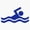 1pcs, variant on Swimming Swimmer Standard Pool Athletic Sport Graphics Sticker