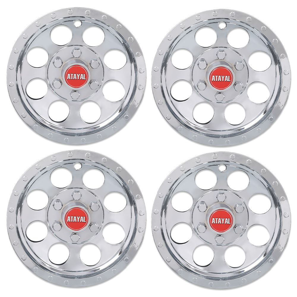 CROSSDESIGN Wheel Cover Hub Caps Fit for EZGO Club Car and Yamaha Golf
