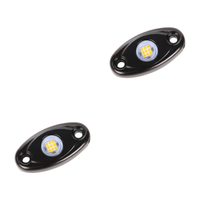 Riwesomey ed para atv car glow trail rig luces de neón led wate, luces automotrices, luces todoterreno de aluminio blancas luz blanca 2piezas