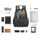 thumbnail image 4 of Balery Steampunk Mechanical Butterfly Mochila ligera para hombre y mujer: duradera e impermeable, ideal para la escuela, el trabajo, viajes y uso diario., 4 of 7