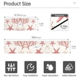 thumbnail image 3 of Yayeee Faucet Mat for Kitchen Sink 30" Diatomite Long Splash Guard Pad, White Starfish, 2 Pack, 3 of 7