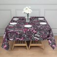 thumbnail image 3 of Pink Breast Cancer and Love Square Tablecloth,Waterproof Square Table Cover,Wipeable Spillproof Washable Table Cover for Home Kitchen Party Decor 52"x52"(132x132cm), 3 of 6