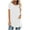 White, variant on LEAVINGSUO Womens Tops, Plus Size Womens Clothes Women's Summer Solid Round Neck Loose Short Sleeve Tops T-Shirt Blouse