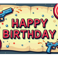 thumbnail image 4 of Colorful Arcade Themed Happy Birthday Banner Backdrop Party Decorations for Birthday Party Gaming Themed Events Photography Props Photo Booth Setups, 4 of 4