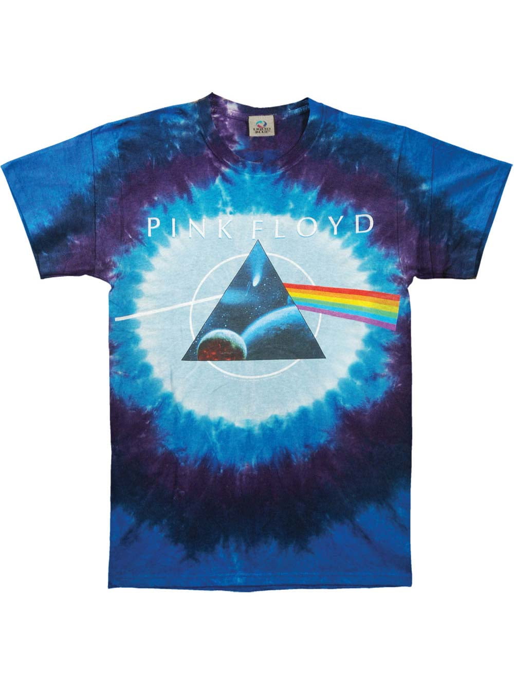 Pink Floyd Pink Floyd Men's Dark Side Galaxy Tie Dye Tshirt Multi